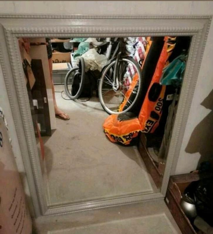 Grote spiegel voor woonkamer of gang, Huis en Inrichting, Woonaccessoires | Spiegels, Zo goed als nieuw, 75 tot 100 cm, 100 tot 150 cm