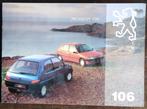 Folder - Peugeot 106, Ophalen, Zo goed als nieuw, Peugeot