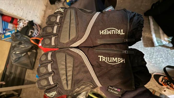 Triumph Outlast motorhandschoenen, Motoren, Kleding | Motorkleding, Handschoenen, Heren, Tweedehands, Ophalen of Verzenden