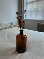 Rookglas apothekers vaas (met droogbloemen), Ophalen, Overige kleuren, Minder dan 50 cm, Glas