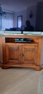 Massief Eiken Hoek-TV-kastje op maat gemaakt, Huis en Inrichting, Kasten | Televisiemeubels, Ophalen of Verzenden