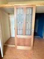 Massief houten binnendeur, Doe-het-zelf en Verbouw, Deuren en Horren, Ophalen, 80 tot 100 cm, Binnendeur, Zo goed als nieuw