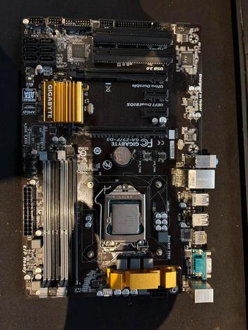 Gigabyte GA-Z97P-D3 + i5 4690k beschikbaar voor biedingen