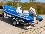 Ribboot Zodiac Explorer DB420 30pk incl trailer, Watersport en Boten, Rubberboten, Minder dan 70 pk, Benzine, Zodiac, Gebruikt