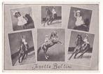 Josette Boltini ansichtkaart Circus Boltini 1957, 1940 tot 1960, Ongelopen, Sterren en Beroemdheden, Verzenden