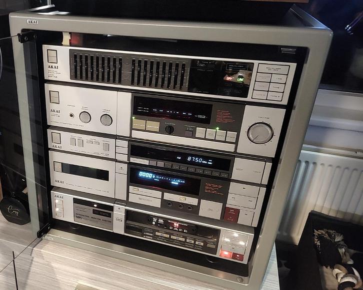 akai stereo cube, Audio, Tv en Foto, Stereo-sets, Gebruikt, Akai, Losse componenten, Ophalen