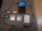 Gameboy Advance SP + Spellen, Nieuwe Batterij!, Spelcomputers en Games, Spelcomputers | Nintendo Game Boy, Ophalen of Verzenden