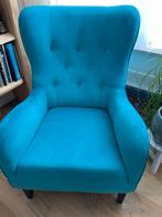 Comfortabele stoffeb fauteuil., Huis en Inrichting, Fauteuils, Ophalen of Verzenden, Zo goed als nieuw, 75 tot 100 cm, 50 tot 75 cm