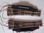 Set van 2 fleischmann elektrische wissels n spoor, Hobby en Vrije tijd, Modeltreinen | N-Spoor, Gelijkstroom, Fleischmann, Rails