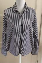 Leuke zwart wit gestreepte blouse, merk Only - maat M., Maat 38/40 (M), Only, Zwart, Ophalen of Verzenden