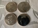 4 zilveren maple leaf 1990,1991,1993,1995, Ophalen of Verzenden, Noord-Amerika