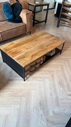 Salontafel industrieel, Huis en Inrichting, Tafels | Salontafels, Ophalen, 100 tot 150 cm, 50 tot 100 cm, Zo goed als nieuw