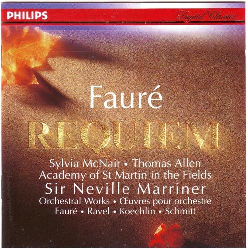 Fauré: Requiem e.a. Franse werken Marriner, Cd's en Dvd's, Cd's | Klassiek, Zo goed als nieuw, Vocaal, Romantiek, Met libretto
