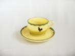 Kop en schotels Kip Haan servies, Info@detagrijn.com, Overige materialen, Nieuw, Ophalen of Verzenden