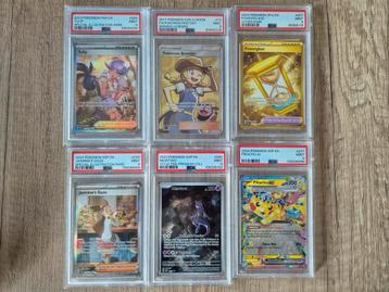 Pokémon PSA 9 Slabs - Diverse Kaarten beschikbaar voor biedingen