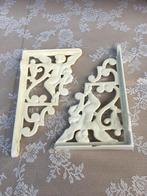 Sierlijke gietijzeren witte steunen, Ophalen of Verzenden, Zo goed als nieuw