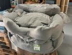Honden dieren mand met kussen Live Love Bark grijs 90x70cm, Dieren en Toebehoren, Hondenmanden, Ophalen, Nieuw, Nb, Nb