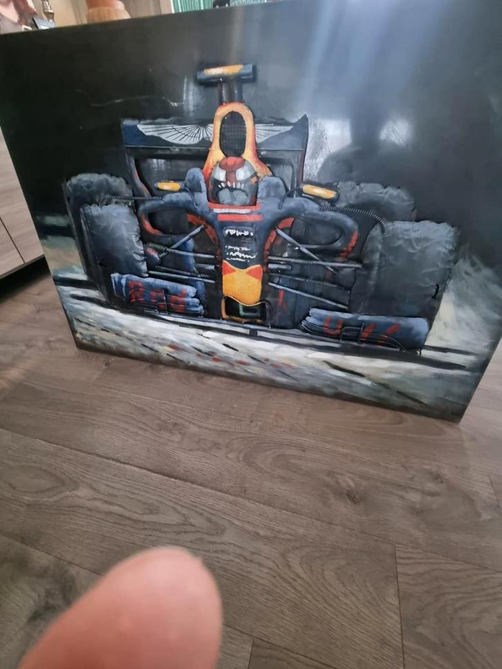 Max Verstappen Schilderij met echtheids cetrificaat, Antiek en Kunst, Kunst | Schilderijen | Klassiek, Ophalen