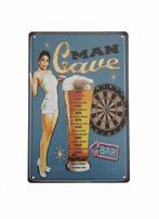 Mancave Rules metalen bord, Ophalen of Verzenden, Nieuw
