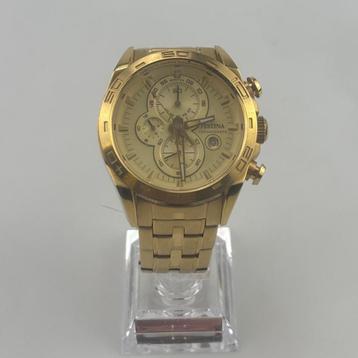 Festina F16656 Gouden Horloge beschikbaar voor biedingen