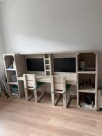 Bureau, kasten en stoelen, Huis en Inrichting, Bureaus, Ophalen, Gebruikt