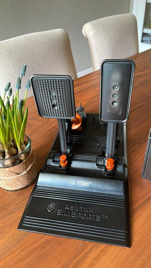 Asetek La Prima Sim Racing Pedalen – 18 maanden oud, Computers en Software, Joysticks, Zo goed als nieuw, Ophalen