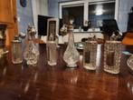 7 antieke  parfumvlesjes  verzameling, Antiek en Kunst, Antiek | Goud en Zilver, Ophalen of Verzenden, Zilver