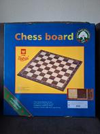 Luxe groot Schaak-Dambord Mahonie/Ahornhout 48cm - nieuw!, Een of twee spelers, Ophalen, Nieuw