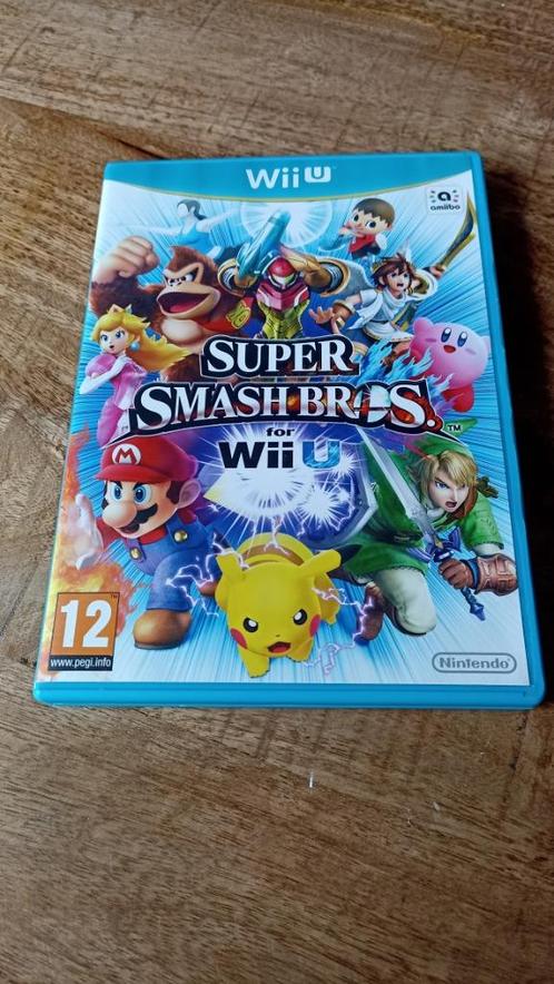 Super smash bros for wii u, Spelcomputers en Games, Games | Nintendo Wii U, Zo goed als nieuw, Vechten, 3 spelers of meer, Vanaf 12 jaar