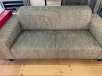 Bankstel 3-en 2-zits gemeleerd grijs (zwart-wit), Ophalen, Gebruikt, 75 tot 100 cm, Stof