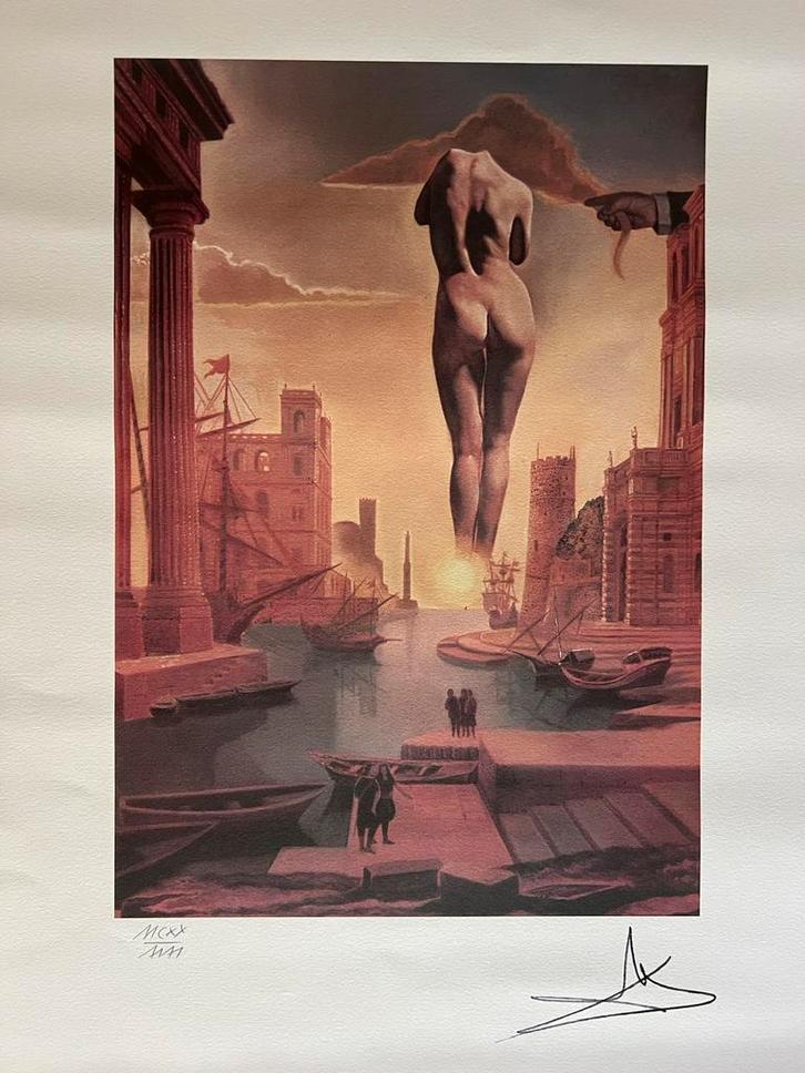 Salvador Dali - reproductie van ‘Retirant une Toison d'Or’, Antiek en Kunst, Kunst | Litho's en Zeefdrukken, Ophalen of Verzenden