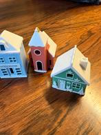 AH Winterdorp Huisjes - 4 stuks, Ophalen of Verzenden, Zo goed als nieuw, Kunststof, Overige typen