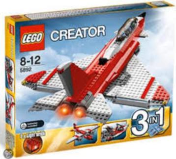 * Lego Creator 5892 | Vliegtuig, straaljager en speedboot * beschikbaar voor biedingen