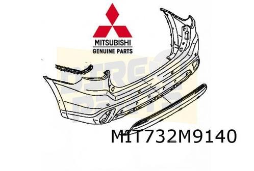 Mitsubishi Outlander (4/18-) achterbumper (bij PDC) (te spui, Auto-onderdelen, Carrosserie en Plaatwerk, Bumper, Mitsubishi, Achter