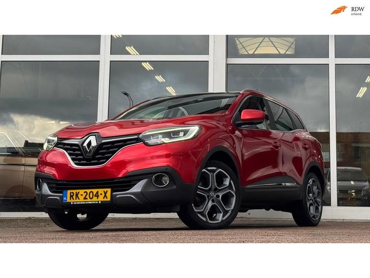 Renault Kadjar 1.2 TCe Extase Trekhaak Panoramadak 19" LM LE, Auto's, Renault, Bedrijf, Te koop, Kadjar, ABS, Achteruitrijcamera