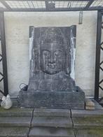 Boeddhabeeld met kapotte waterbak, Ophalen, Gebruikt, Beton, Waterornament