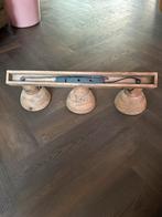 Houten Plafondlamp Trio, Overige materialen, Ophalen of Verzenden, Zo goed als nieuw, Led
