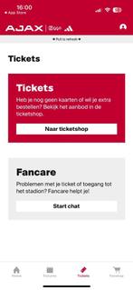 Ticket ajax Galatasaray CL vak 422 (1 ticket), Eén persoon, Januari