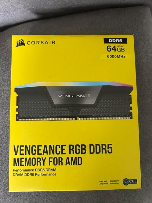 Corsair Vengeance RGB, Computers en Software, RAM geheugen, Nieuw, Desktop, 64 GB, DDR5, Ophalen of Verzenden