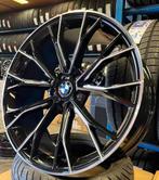 BMW M LOOK VELGEN 20 INCH BREEDSET ZWART GEPOLIJST 5X112, Ophalen of Verzenden, Nieuw, Velg(en)