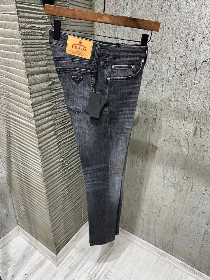 Prada spijkerbroek, Kleding | Heren, Spijkerbroeken en Jeans, Zo goed als nieuw, W36 - W38 (confectie 52/54), Zwart, Ophalen of Verzenden