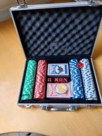 Pokerkoffer, Hobby en Vrije tijd, Gezelschapsspellen | Kaartspellen, Zo goed als nieuw, Ophalen