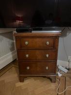 Antiek ladekastje met uitklapbaar bureaublad, Ophalen, Minder dan 50 cm, Gebruikt, 3 of 4 laden
