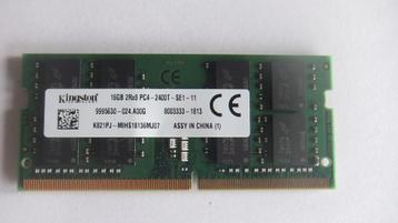 Geheugen ddr4 16 gb voor laptop. beschikbaar voor biedingen