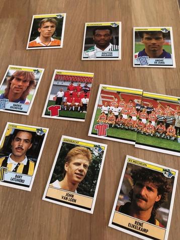 23 Panini stickers van de serie Voetbal ‘90 en Voetbal ‘91 beschikbaar voor biedingen