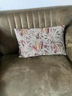 Design sierkussen groen bordeaux rood, Eenpersoons, 75 tot 100 cm, Ophalen of Verzenden, Zo goed als nieuw