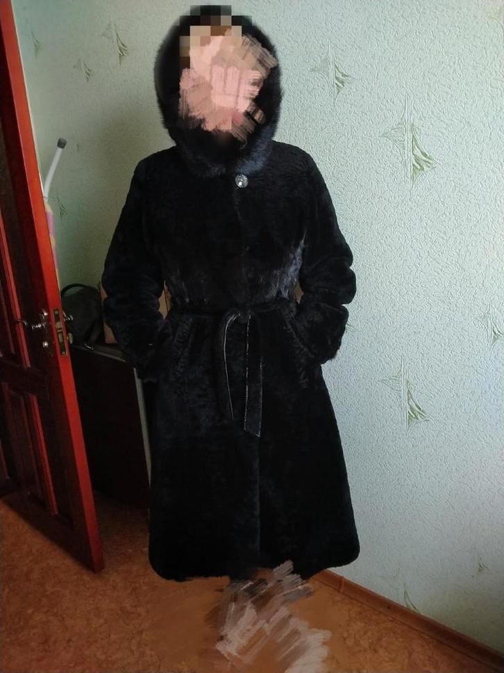 Bontjas, Kleding | Dames, Jassen | Winter, Zo goed als nieuw, Maat 42/44 (L), Zwart, Ophalen of Verzenden