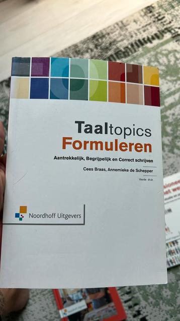 Cees Braas - Taaltopics formuleren beschikbaar voor biedingen