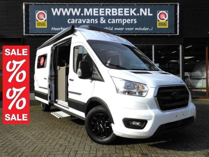 LMC InnoVan 592 6400= KORTING RIJKLAAR ENKELE BEDDEN! 598cm, Caravans en Kamperen, Campers, tot en met 2, Buscamper of Camperbus