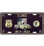 Amerikaanse kentekenplaat ford f100 pick up Illinois, Ophalen of Verzenden, Nieuw, Reclamebord
